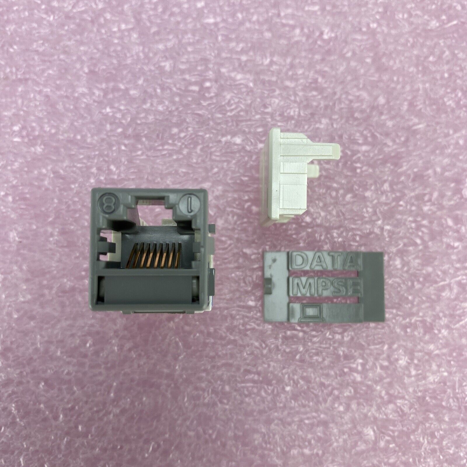 Lot( 5 ) Commscope 108232745 CAT5E Jack MPS100E-270 Gray USA Made