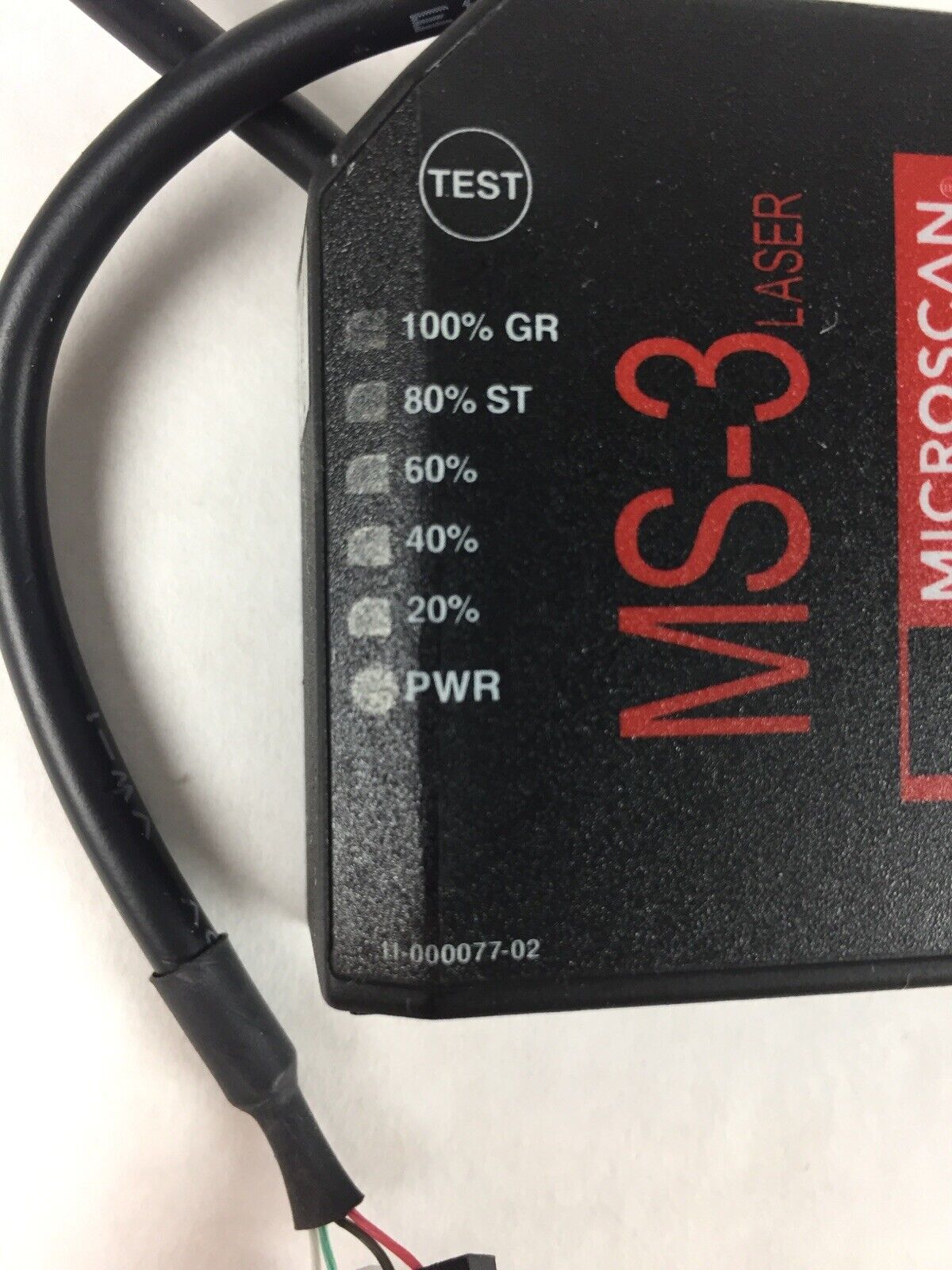 Microscan MS-3 Laser Barcode Scanner Reader FIS-0003-0160G