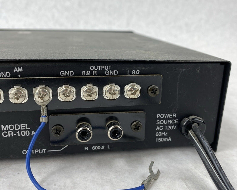 Bogen CR100A AM FM Cassette Deck School PA System Address FOR PARTS