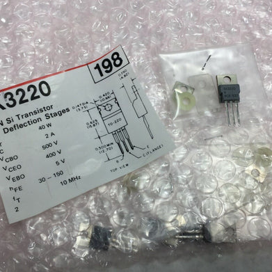 NOS  RCA SK3220 NPN Si Transistor TV Deflection Stages    Lot of 5