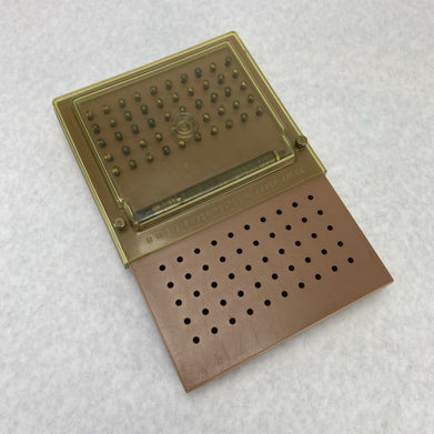 Vintage USES Finger Dexterity Board Beige Tint Cover