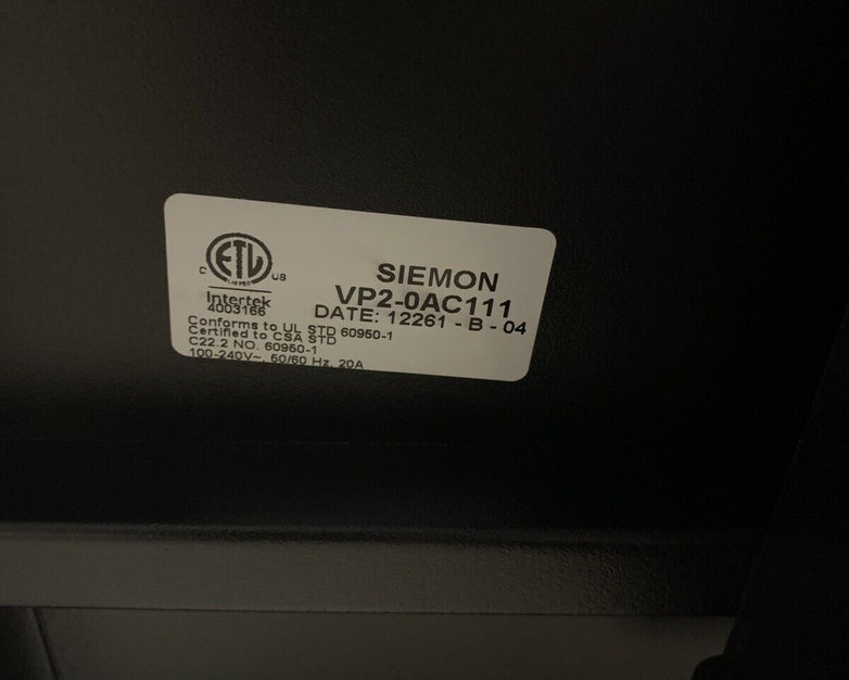 Siemen Vertipod Server Rack 45U Vp2-0AC111 Right Side No Panels