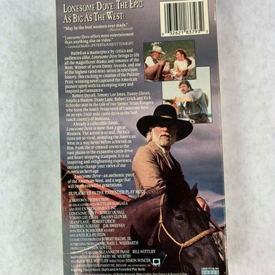 Vintage Classic Lonesome Dove 1998 VHS Video Tape Tommy Lee Jones Western