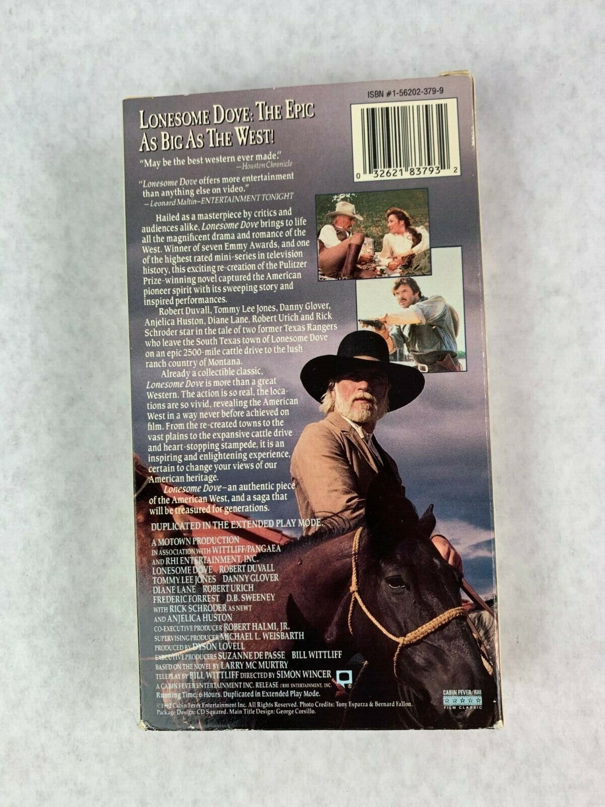 Vintage Classic Lonesome Dove 1998 VHS Video Tape Tommy Lee Jones Western