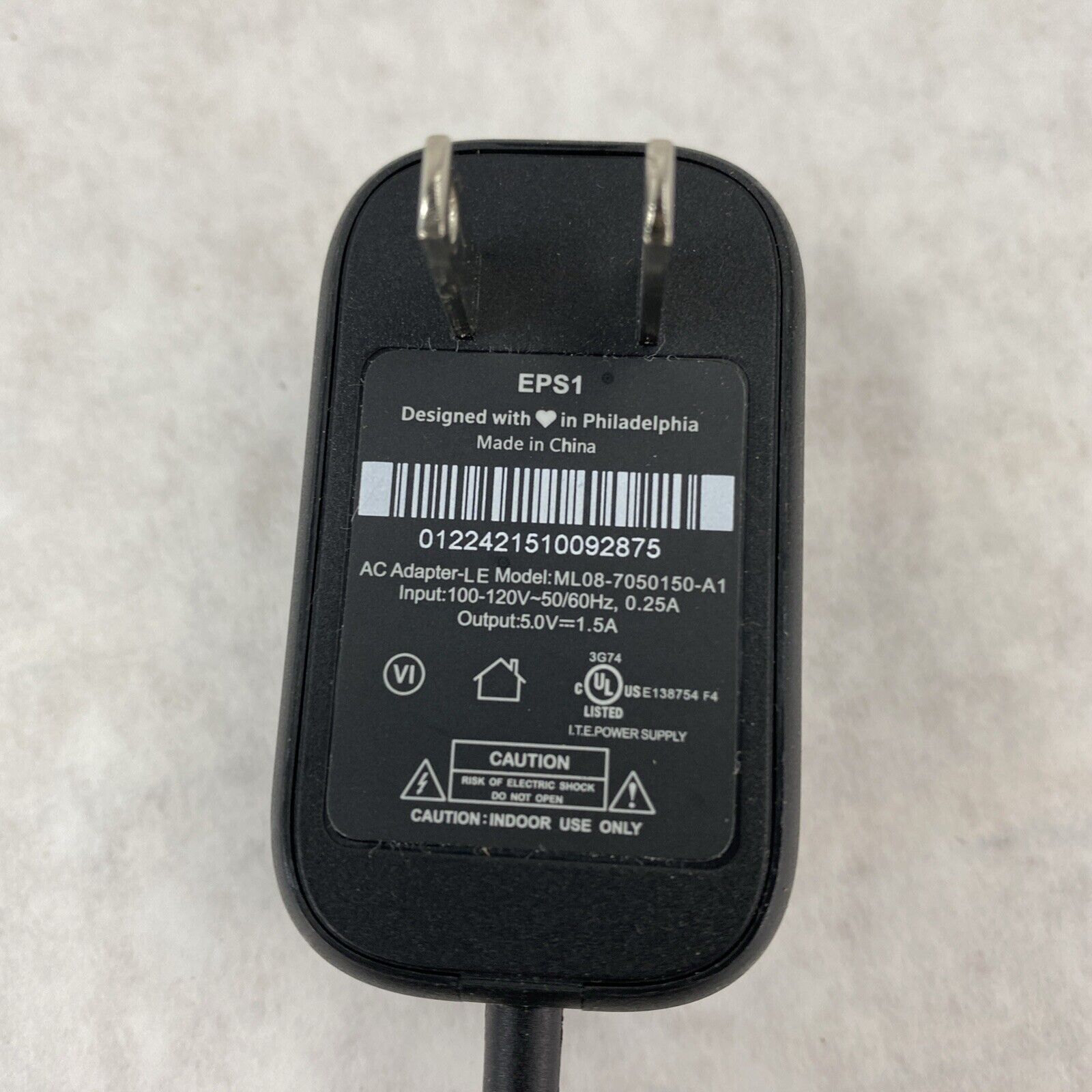 Xfinity EPS-1 ML08-7050150-A1 OEM Replacement AC Power Adapter  100-120V 5V 1.5A