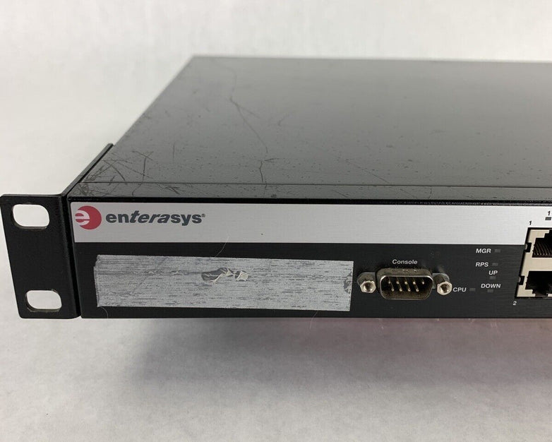 Enterasys C3G124-24P 24 Port PoE Gigabit Managed Network Switch