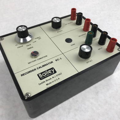 Bailey Instruments RC-1M Recorder Calibrator, 1mV-1V, Bailey RC1M Calibrator