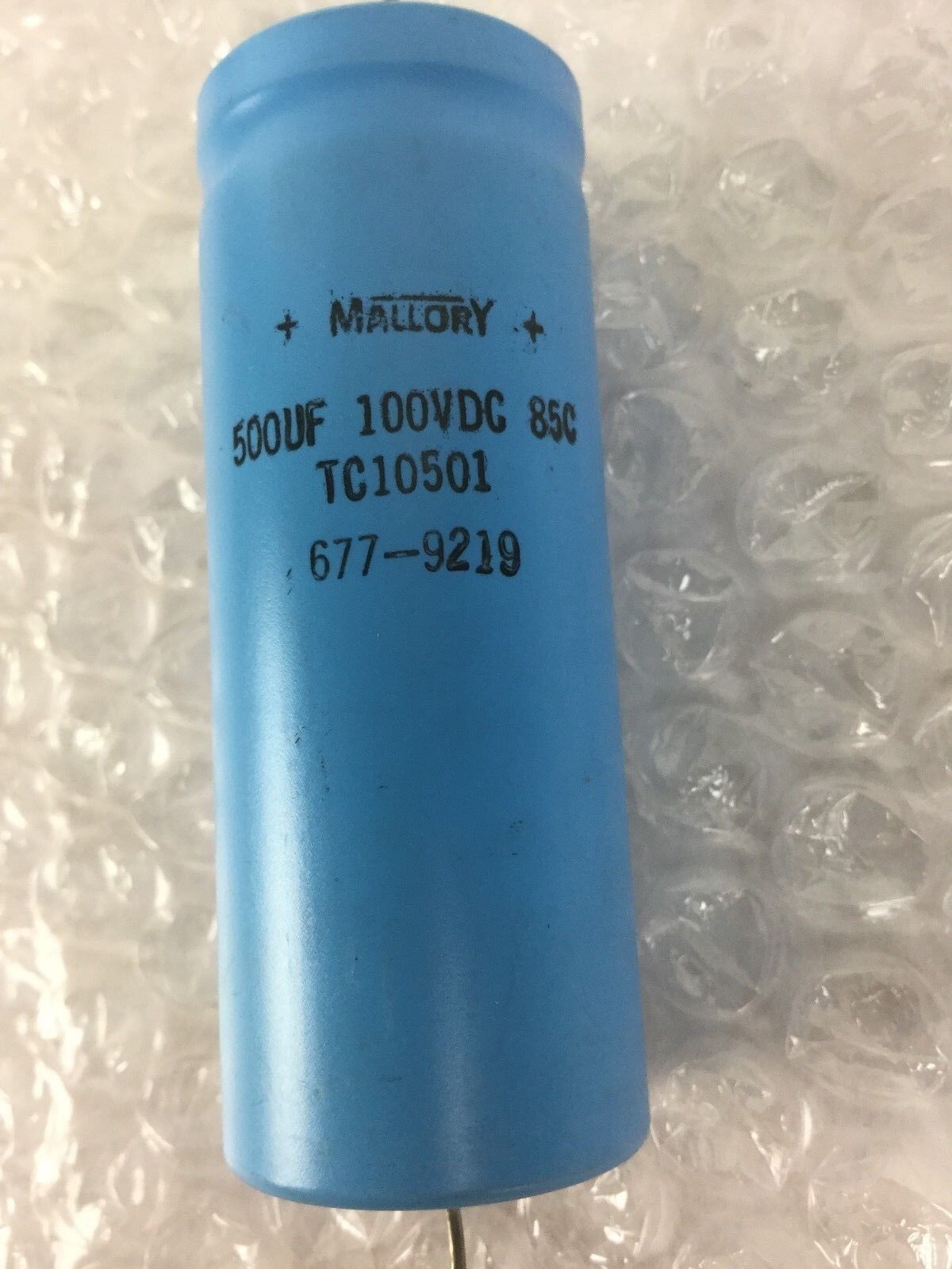 NEW Mallory TC10501 Electrolytic Capacitor 500UF 100VDC, 85C, NEW