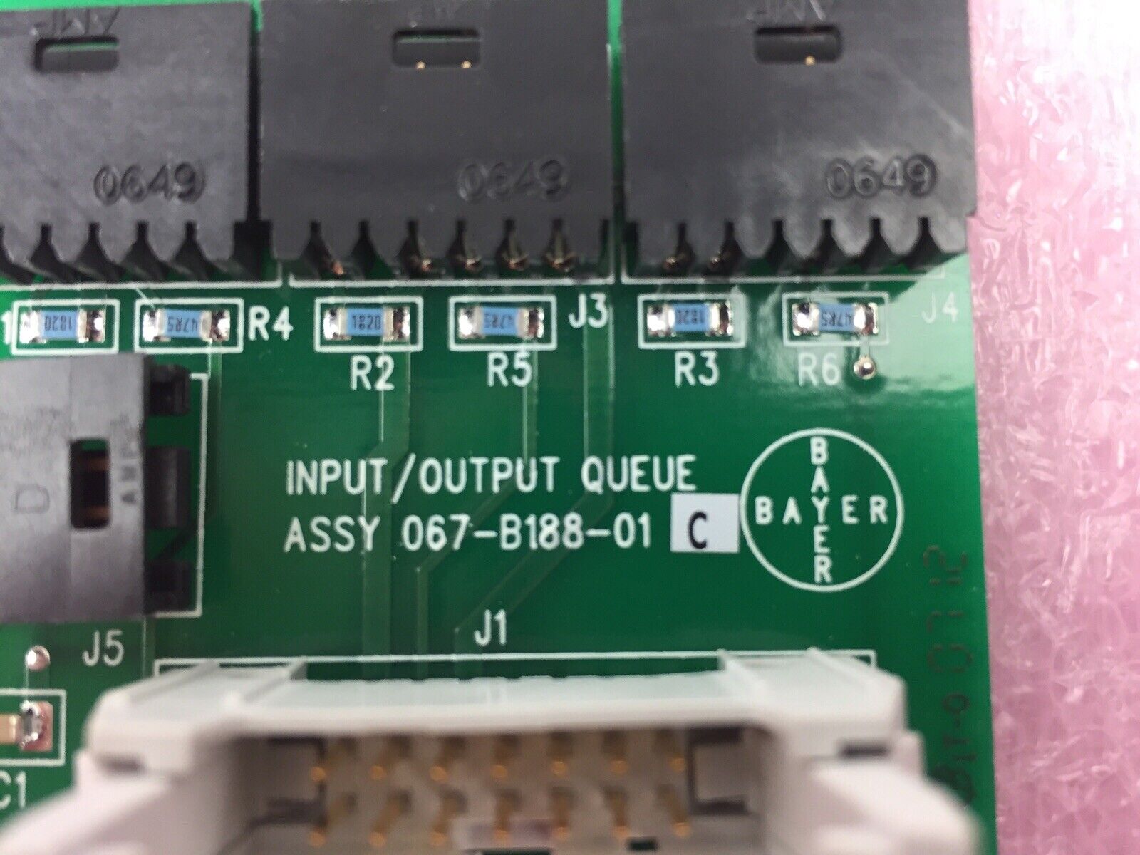 Bayer Input Output Queue Assy - Board 067-B188-01C - 067-0941-01
