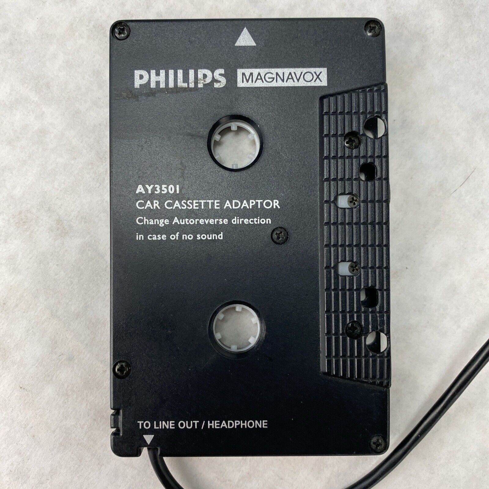 Genuine Phillips Magnavox AY3501 Car Audio Cassette Tape Adapter 3.5 MM