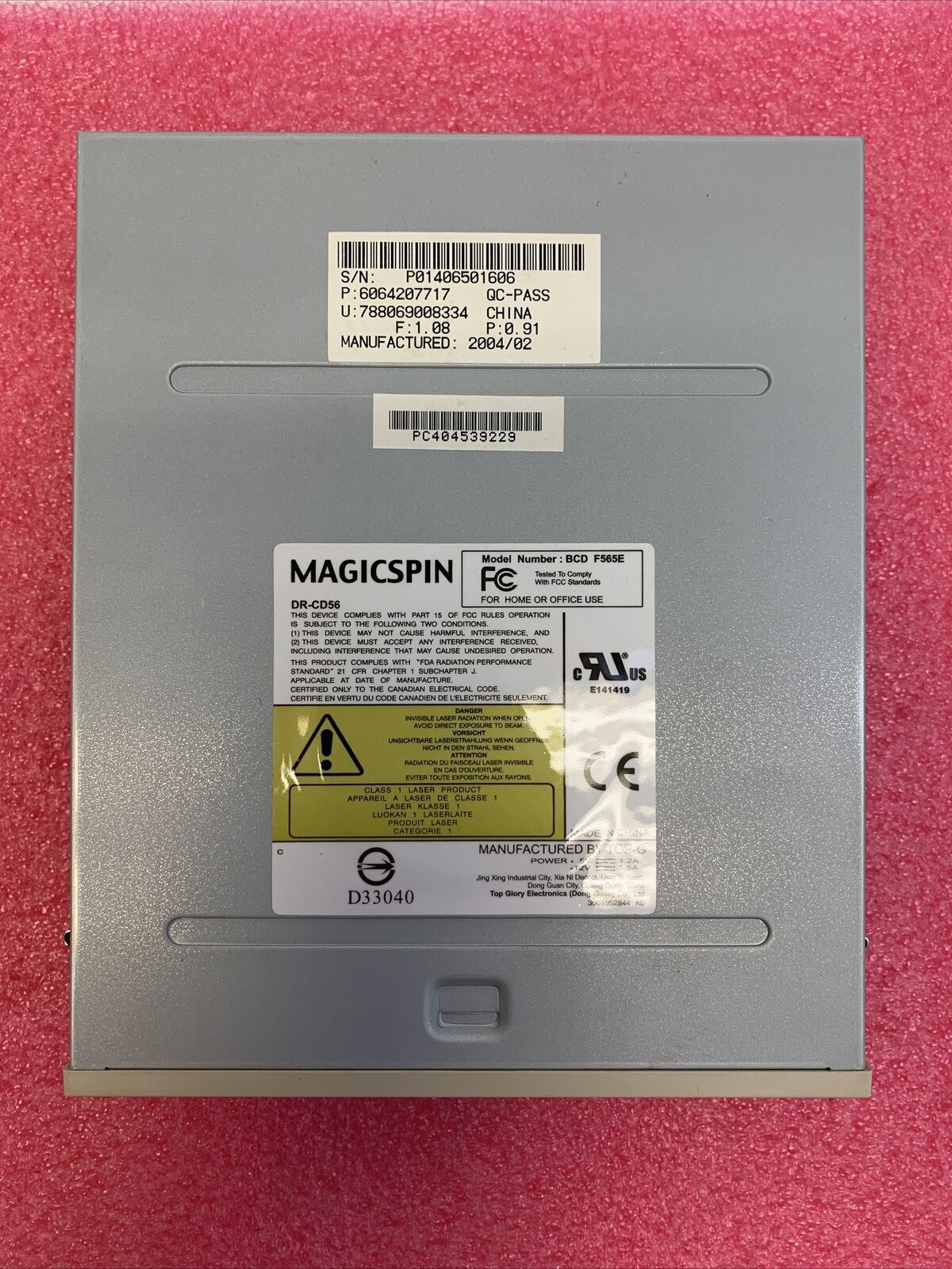 Magicspin DR-CD56 BCD F656E Optipcal Drive