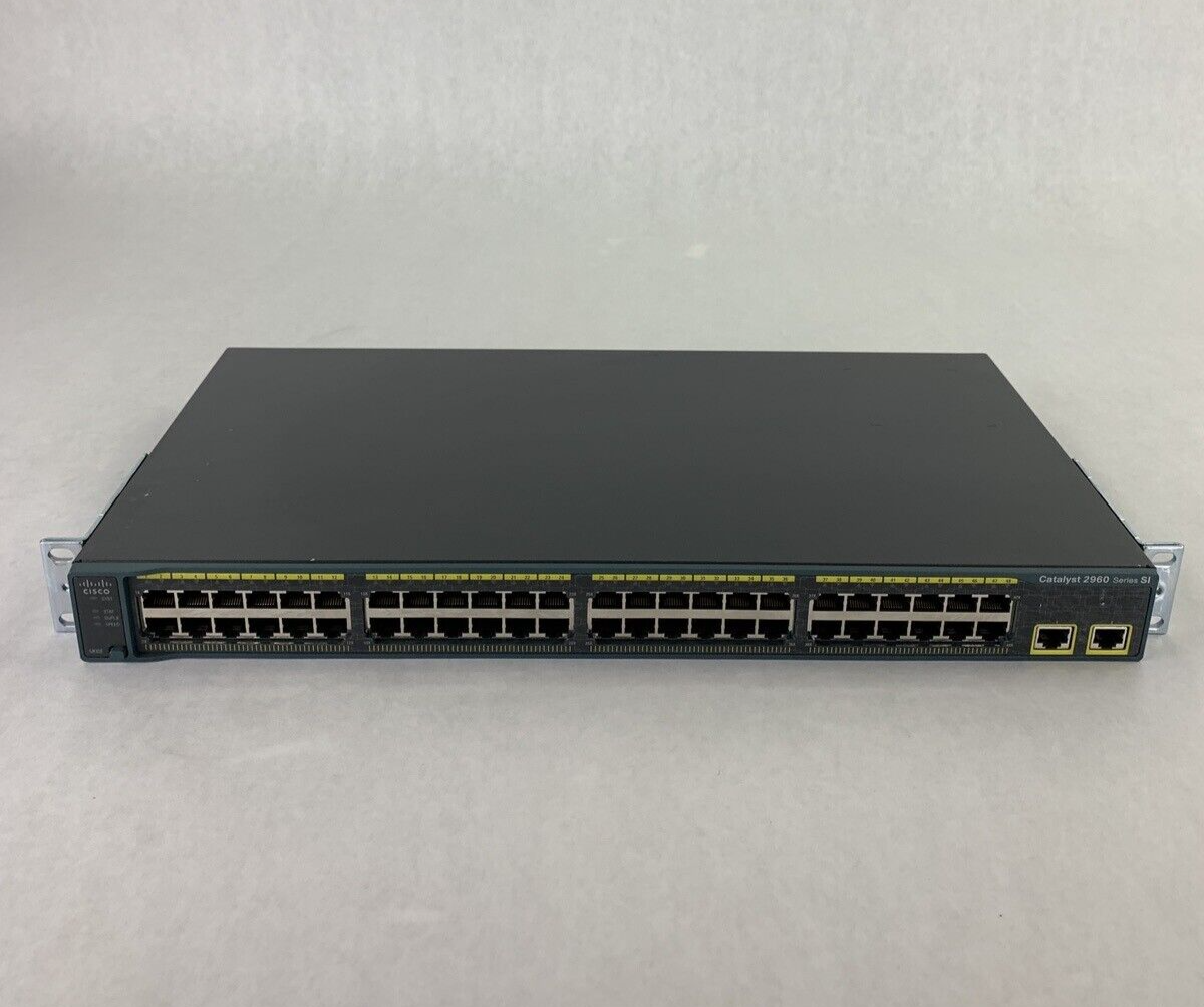 Cisco Catalyst 2960 Series WS-C2960-48TT-S 48 Port Managed Ethernet Switch