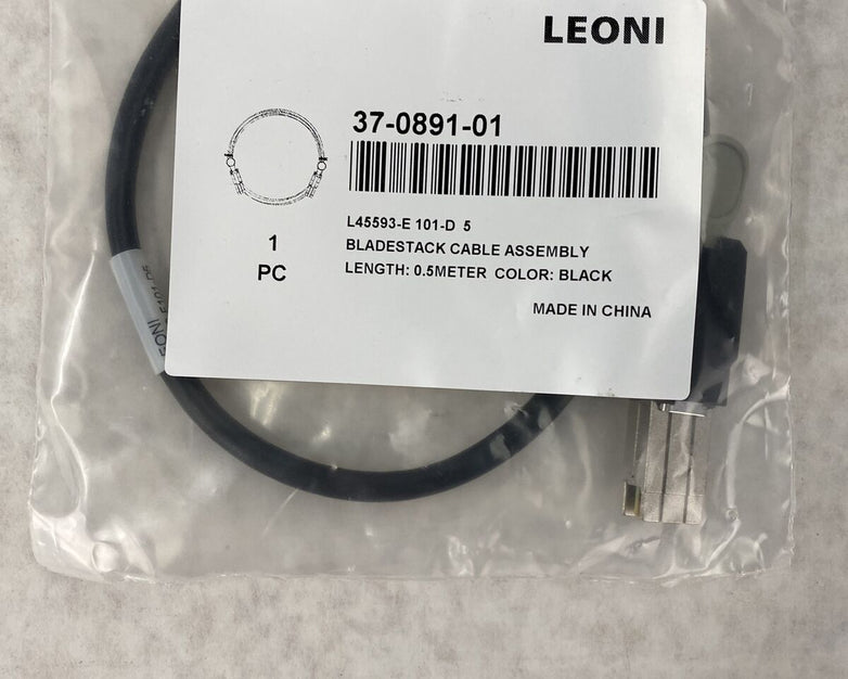 Leoni 37-0891-01 CAB-STK-E-0.5M C2960S-STACK C2960X-STACK Flex Stack Cable
