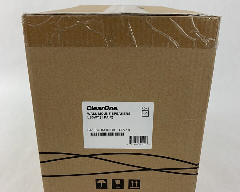 ClearOne LS5WT Wall-Mount Speaker set Pair 910-151-002-01