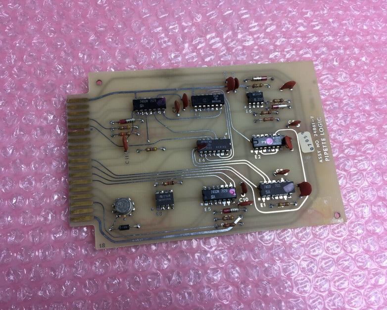 MSI Pipette Logic 07059  Assy No 24861-7  Micromedic Card