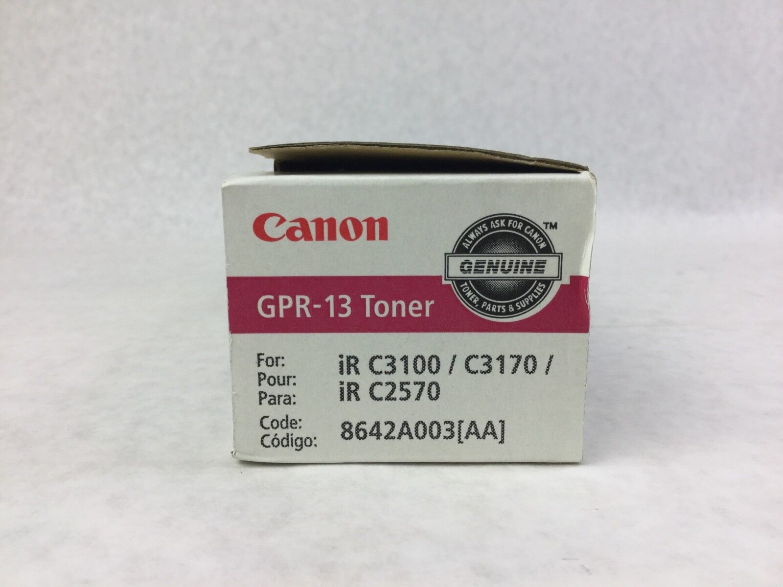 Genuine Canon GPR-13 Magenta Toner NIB