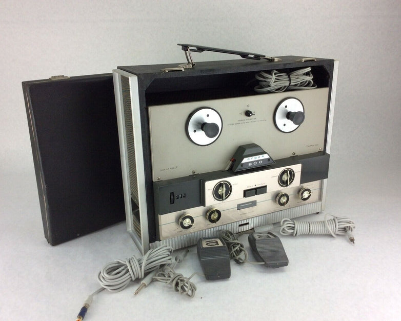 Argus Model 800 Reel to Reel Tape w/ Speakers - No Output