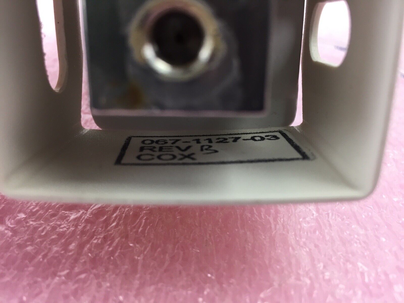 Siemens Bayer - 067-1127-03 Rev B Cox - 067-0736-0IG