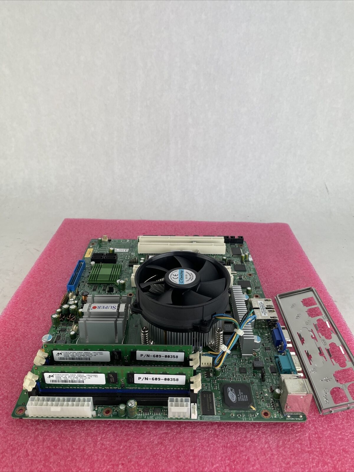 SuperMicro PDSME Motherboard Intel Pentium 4 3.4GHz 512MB RAM w/Shield