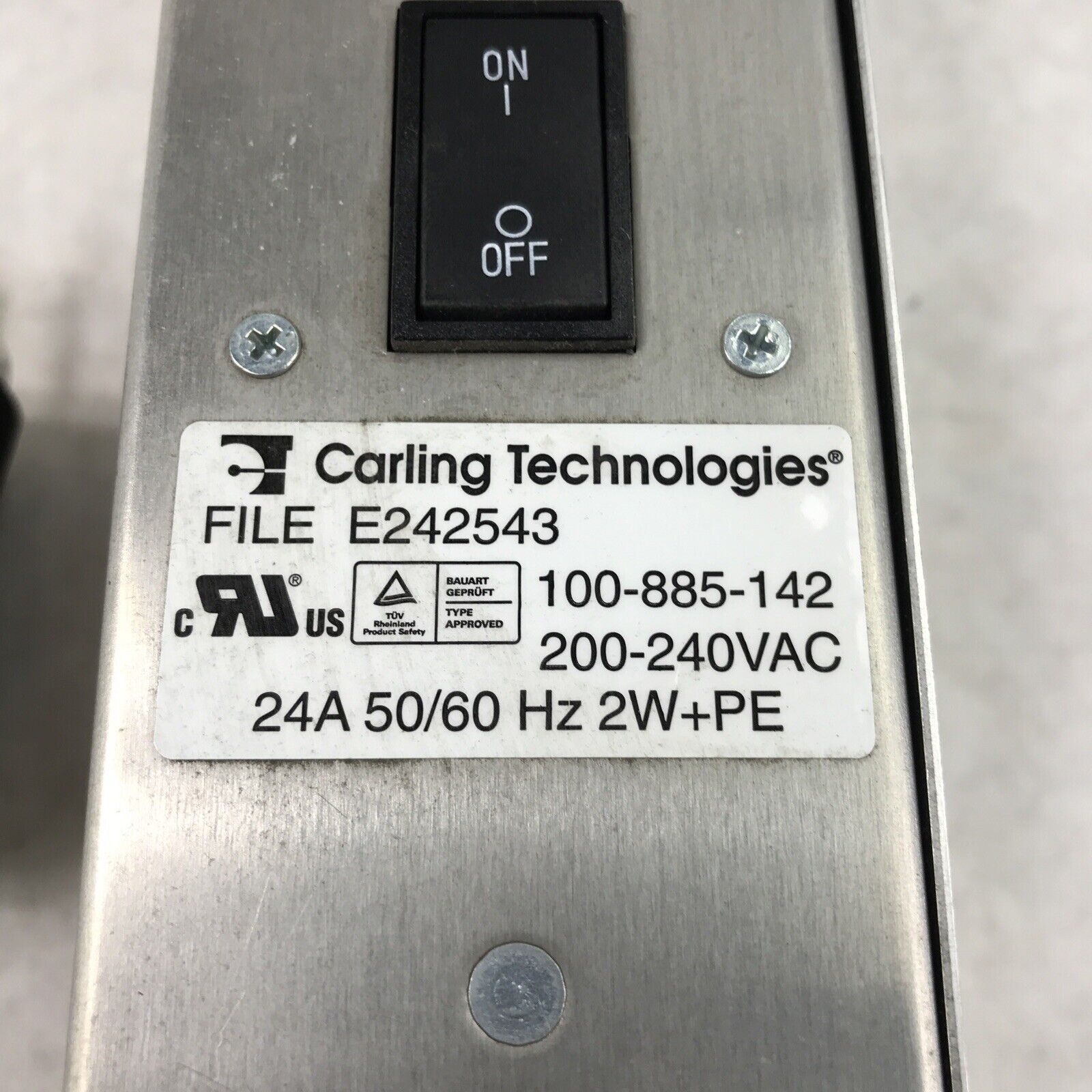 Carling Technologies E242543 Breaker Box