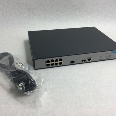 HP 1620-8G JG912A Managed Switch Reset to Factory Default Includes Power Cord