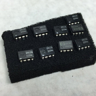 HP 6N136 DIP-8 Integrated Circuit   Lot of 9  NOS