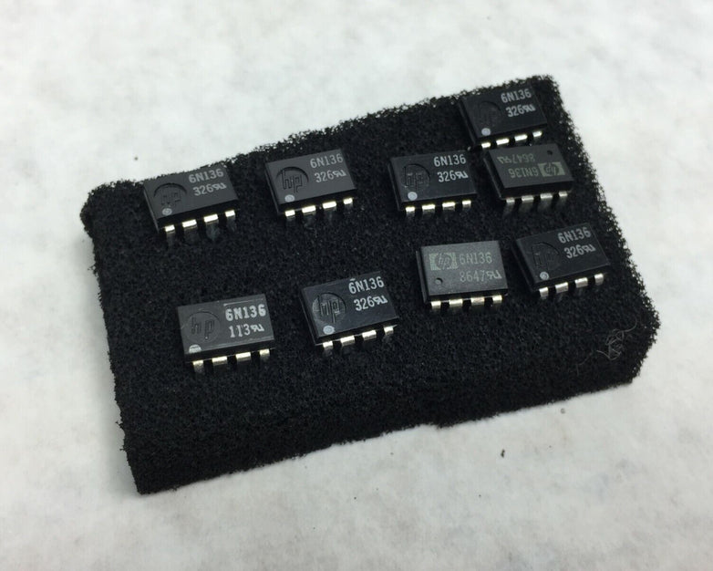 HP 6N136 DIP-8 Integrated Circuit   Lot of 9  NOS