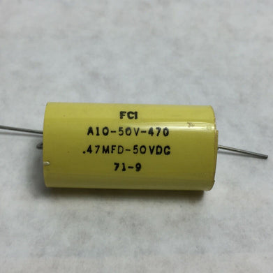 NOS  TC1 A10-50V-470  .47MFD-50VDC  Lot of 2