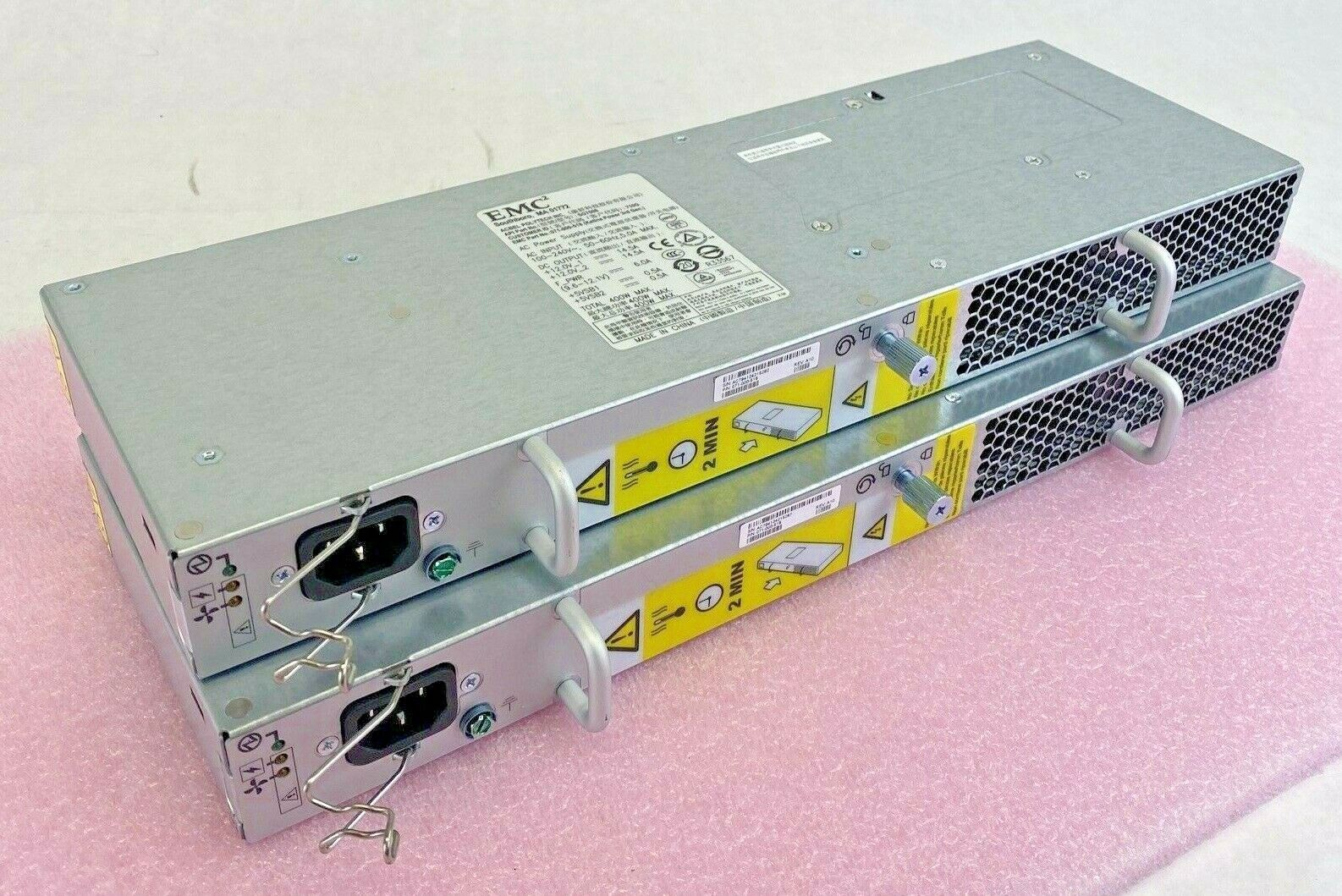EMC 071-000-518 400W DAE Hot-Swap AC SG7008 server power supply Lot of 2