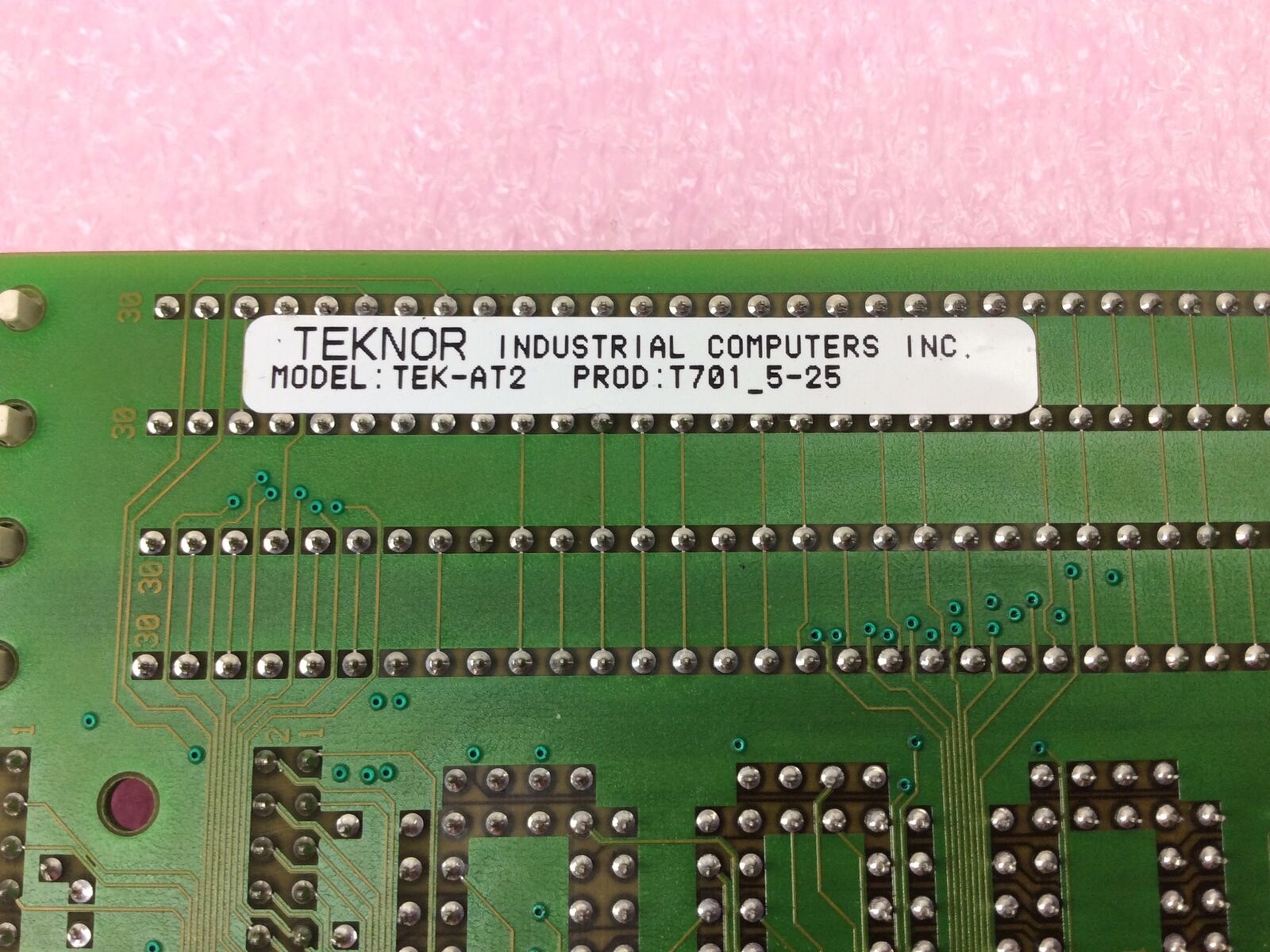 Teknor Industrial Computers - Model Tek-AT2 - Product Num. T701_5-25 - Tek701