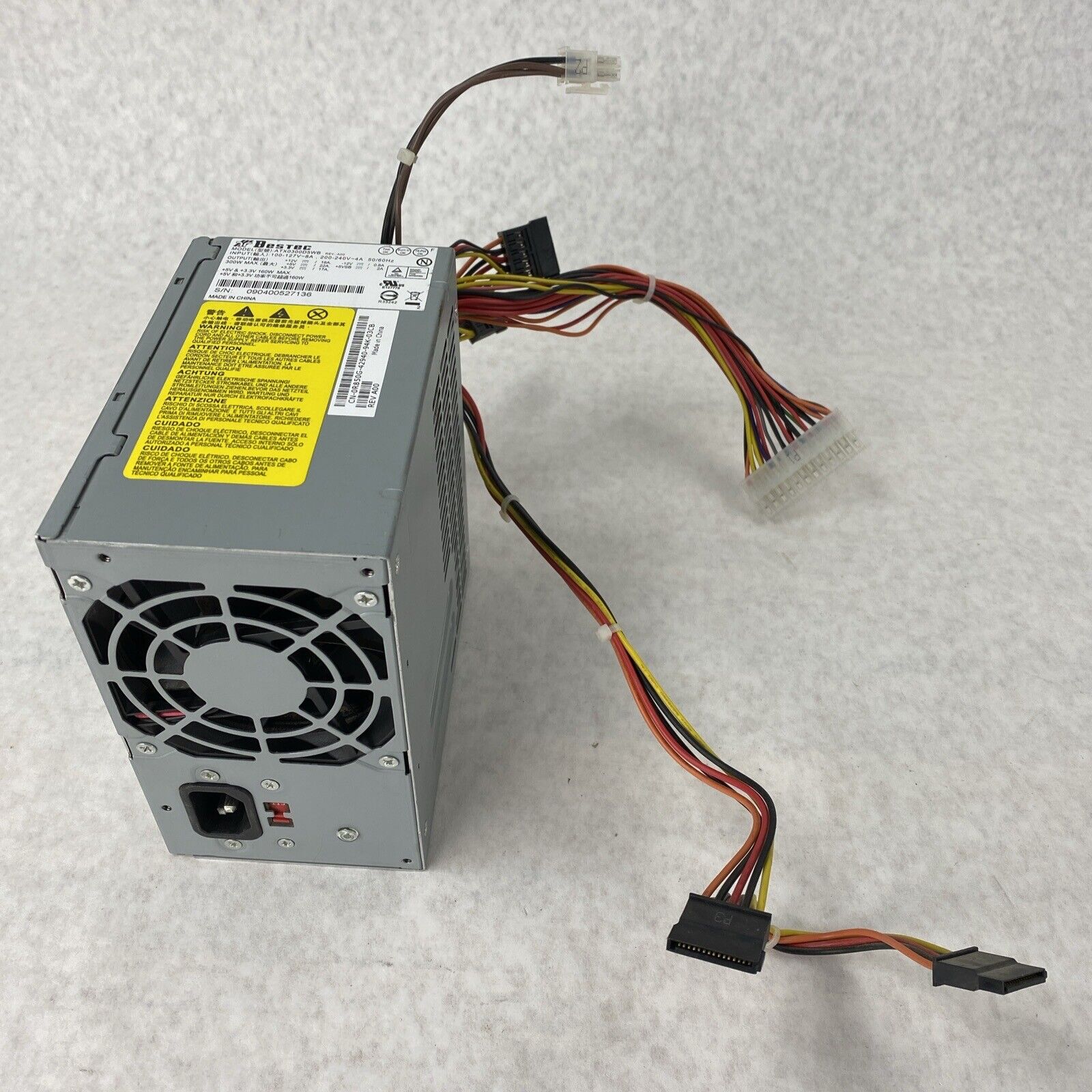 Bestec 0R850G 0XW600 ATX0300D5WB 300W Power Supply for Dell Inspiron 530