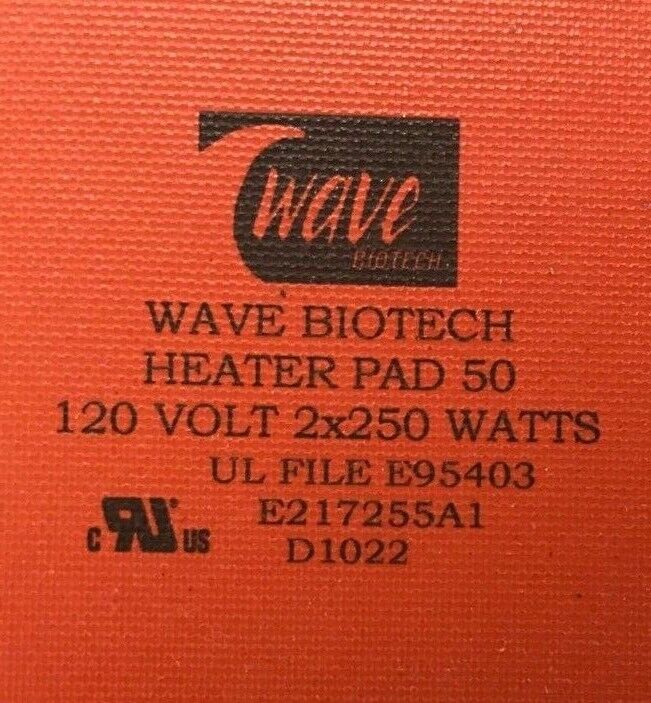 Wave BioTech Heating Pad 50 120 Volt