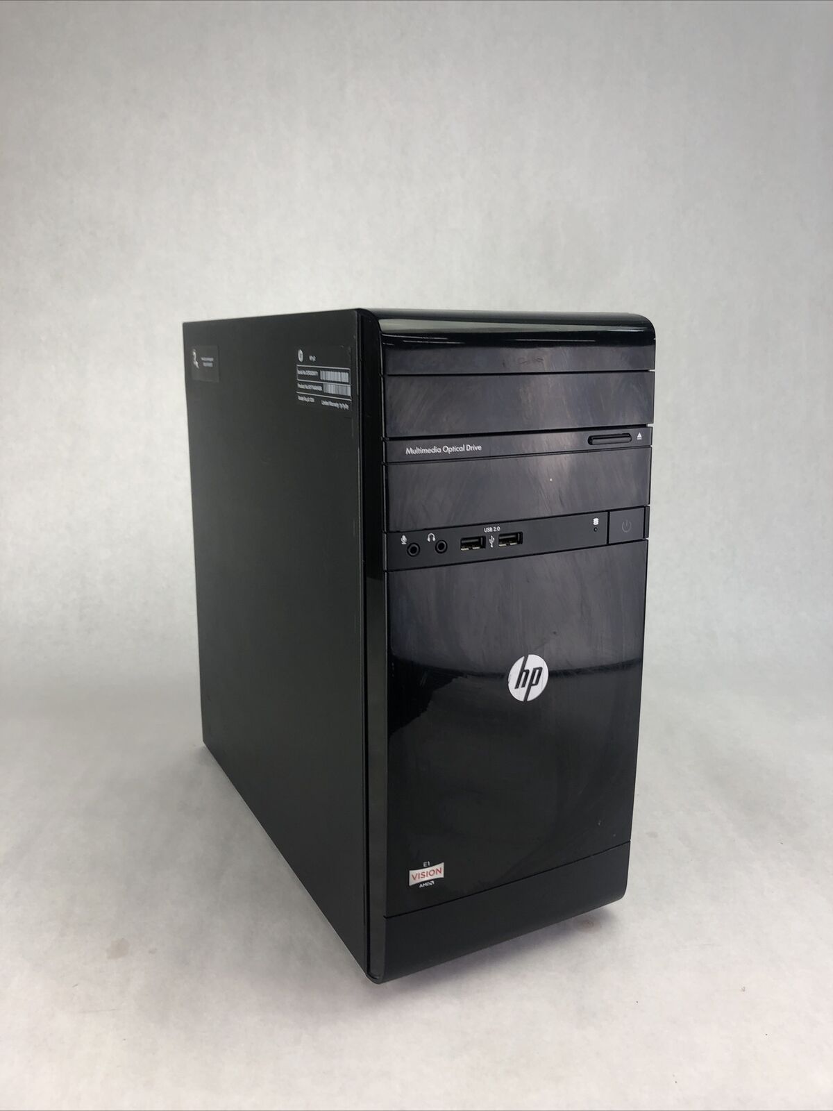 HP P2-1334 MT AMD E1-1200 APU 1.4GHz 4GB RAM No HDD No OS