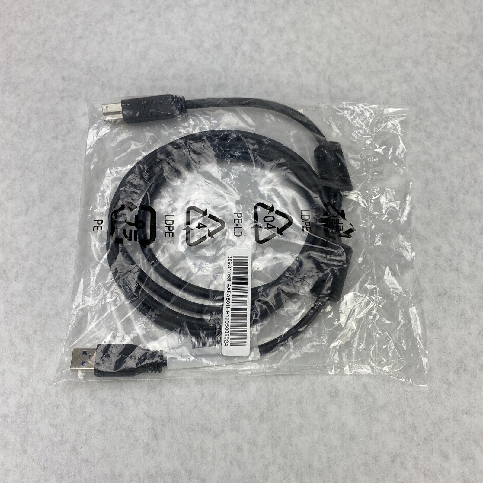 Lot of 40 Genuine HP 917468 SS USB 3.0 Cable A-Male to B-Male 6ft Black