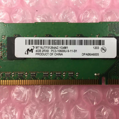 Samsung 4GB 2RX8 PC3-10600U-09-11-B1  MT16JTF5126AZ-G4M1