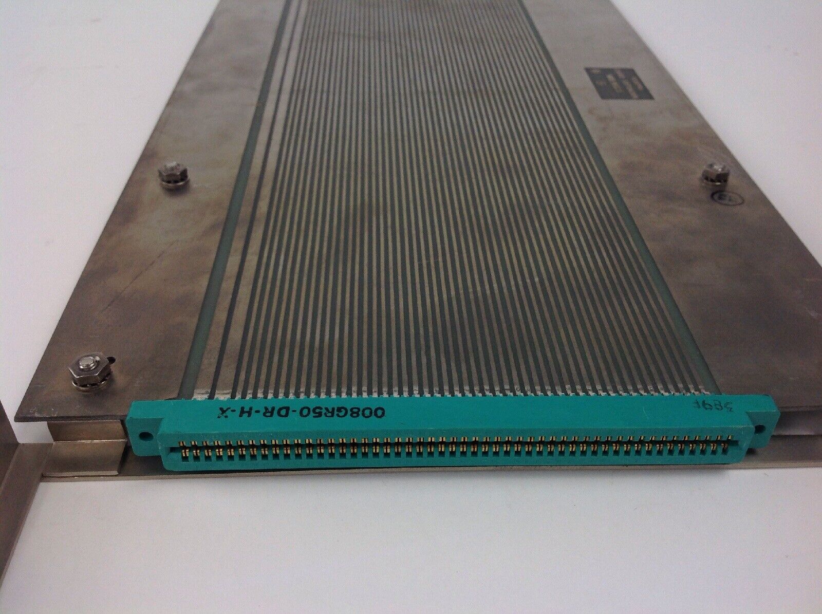 Vintage Card Extender 938746 50 Pin 008GR5-DR-H-X with Birtcher 16B-20-3 Rails