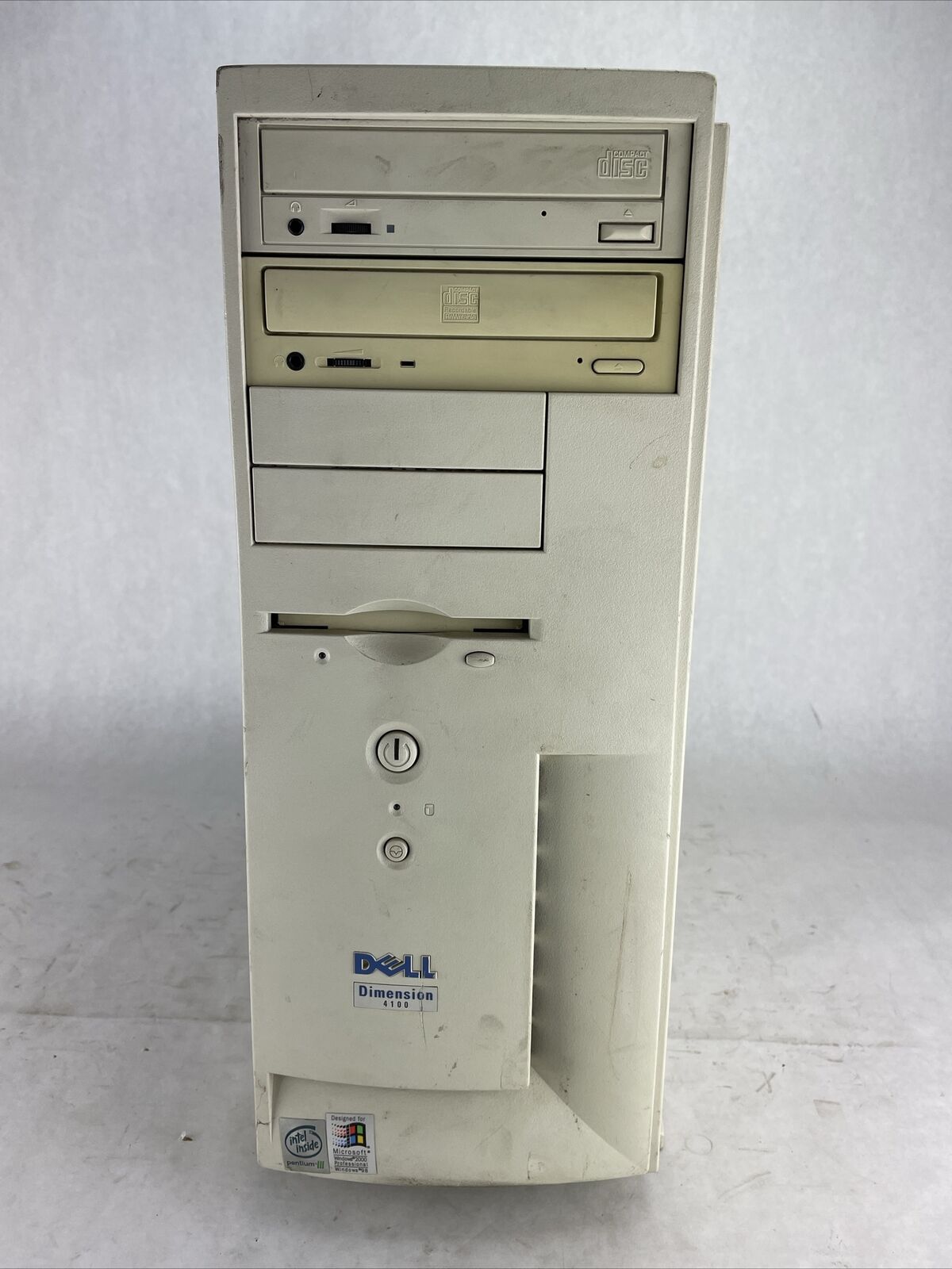 Dell Dimesnion 4100 MT Intel Pentium III 800MHz 128MB RAM No HDD No OS