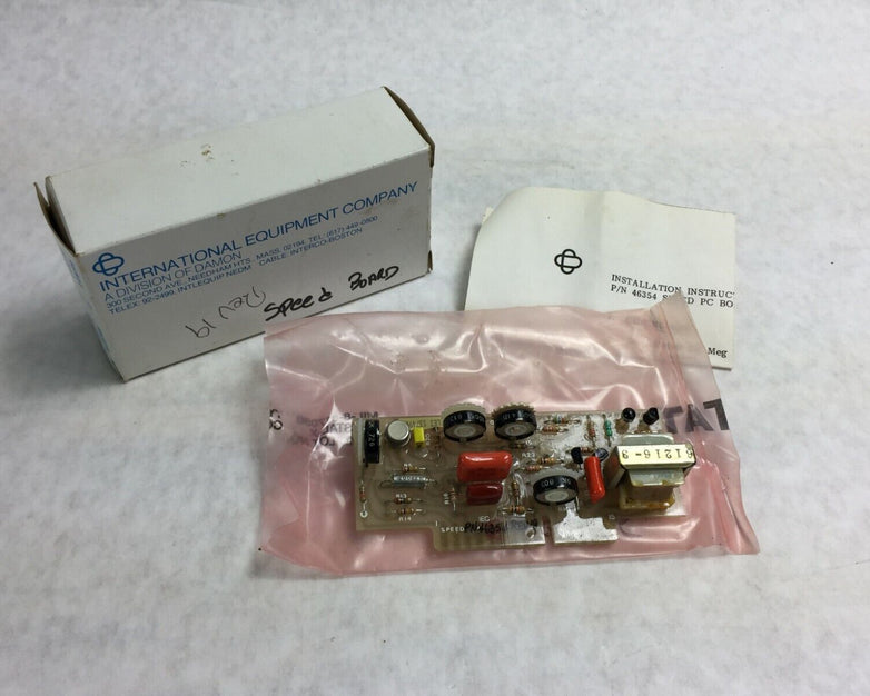 DAMON / IEC P/N 46354 Speed Control Board