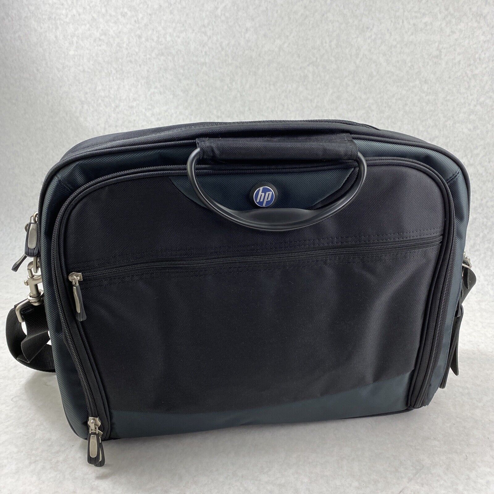HP branded HP400-03 Top Load Laptop Shoulder Carry Case Satchel Pine Green