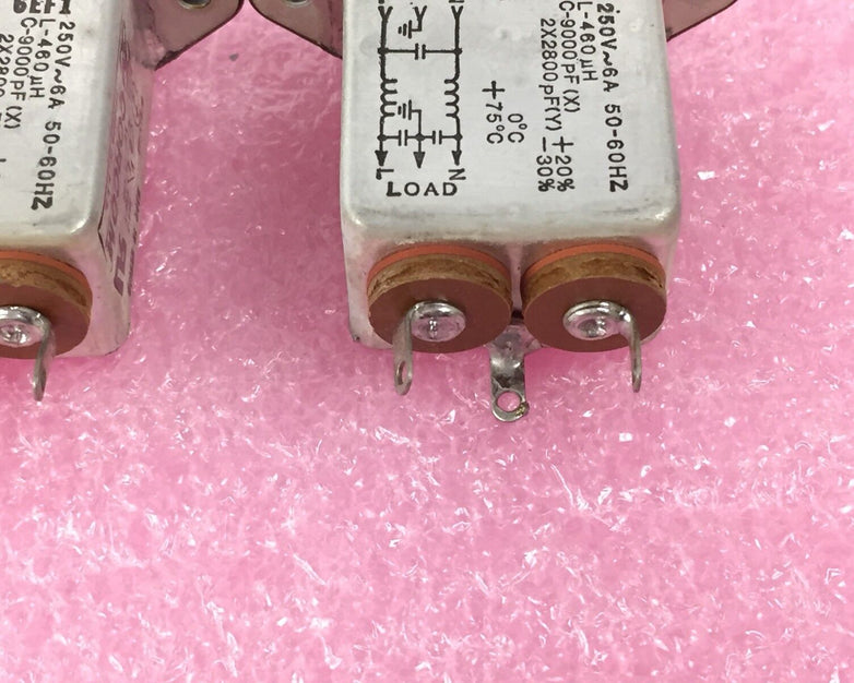 Corcom 560-7 550-1 625 0/075/21 Power Plug Lot of 2