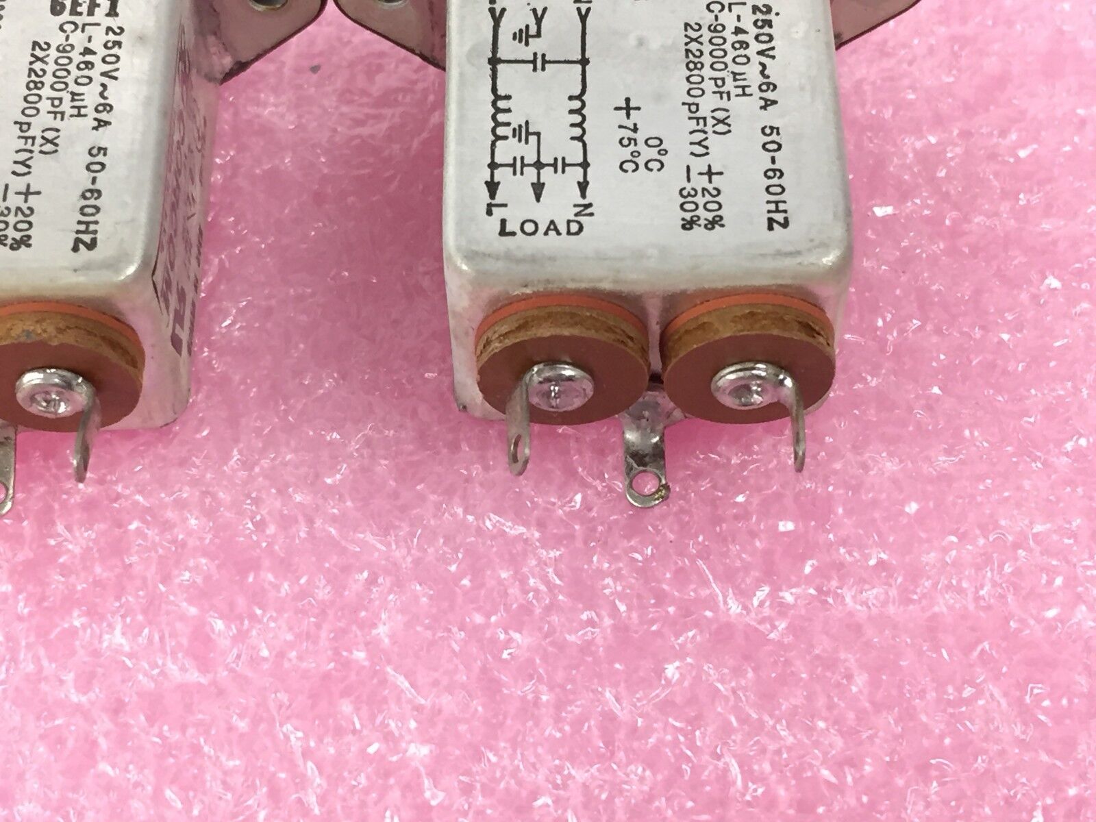 Corcom 560-7 550-1 625 0/075/21 Power Plug Lot of 2
