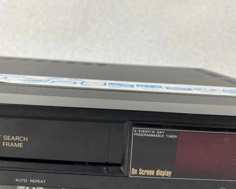 Teknika VCR882 VHS Player VCR Recorder Made in Japan NEEDS REPAIR
