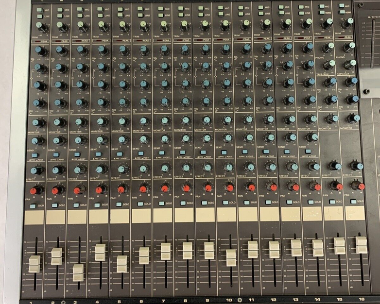 Panasonic Ramsa WR-S216 16 Channel Analog Mixer Audio Mixing Console Tested