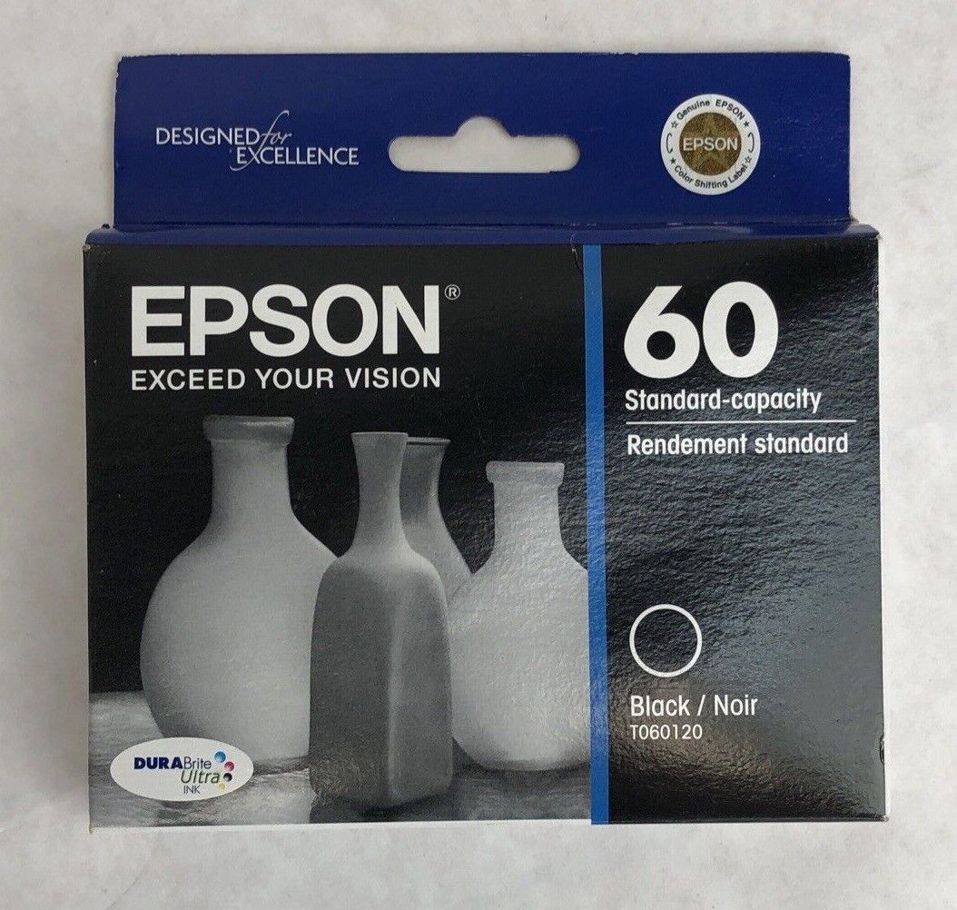 EPSON 60 Standard Capacity Black Ink