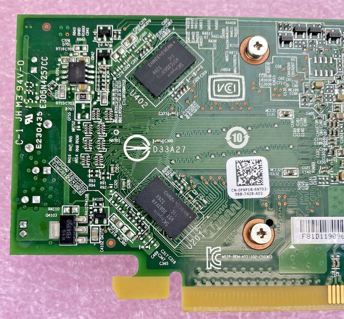 AMD 0F9P1R Radeon HD8490 1GB DDR3 DVI DisplayPort PCIe Low Profile Graphics GPU
