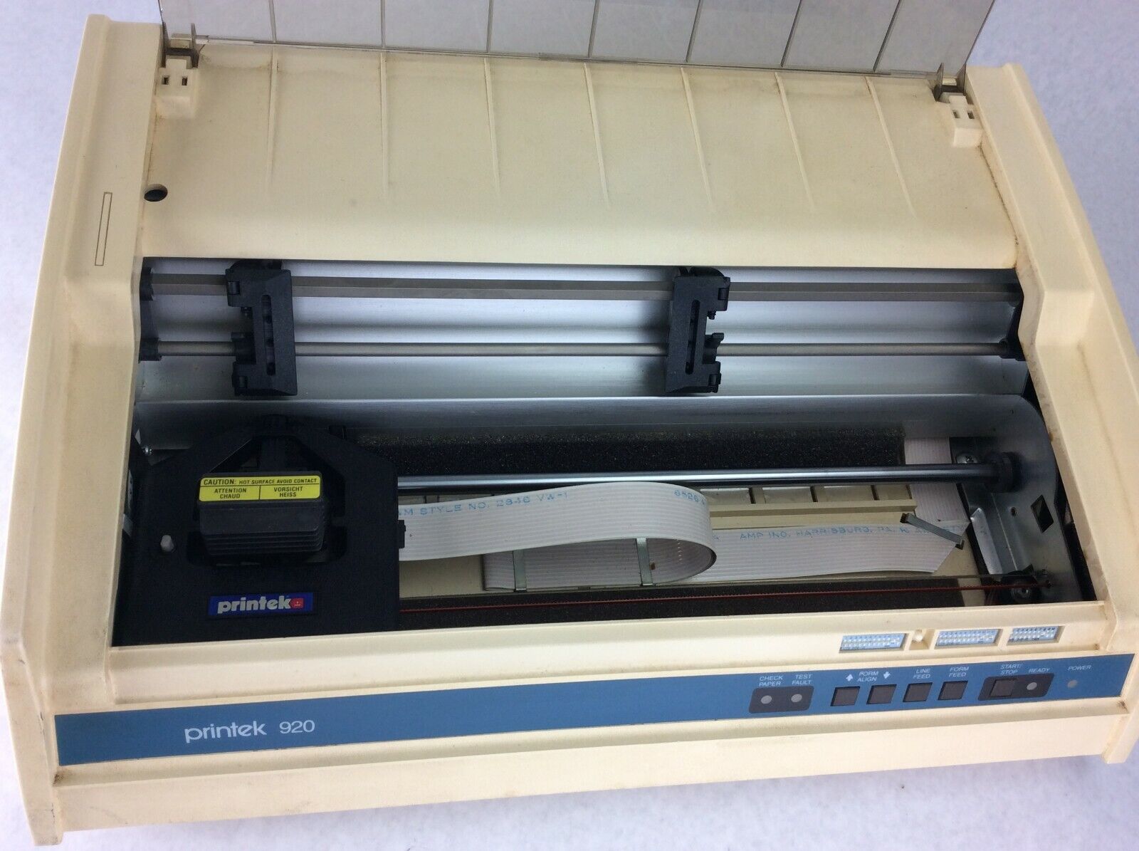 Printek Model 920 Dot Matrix Printer Serial