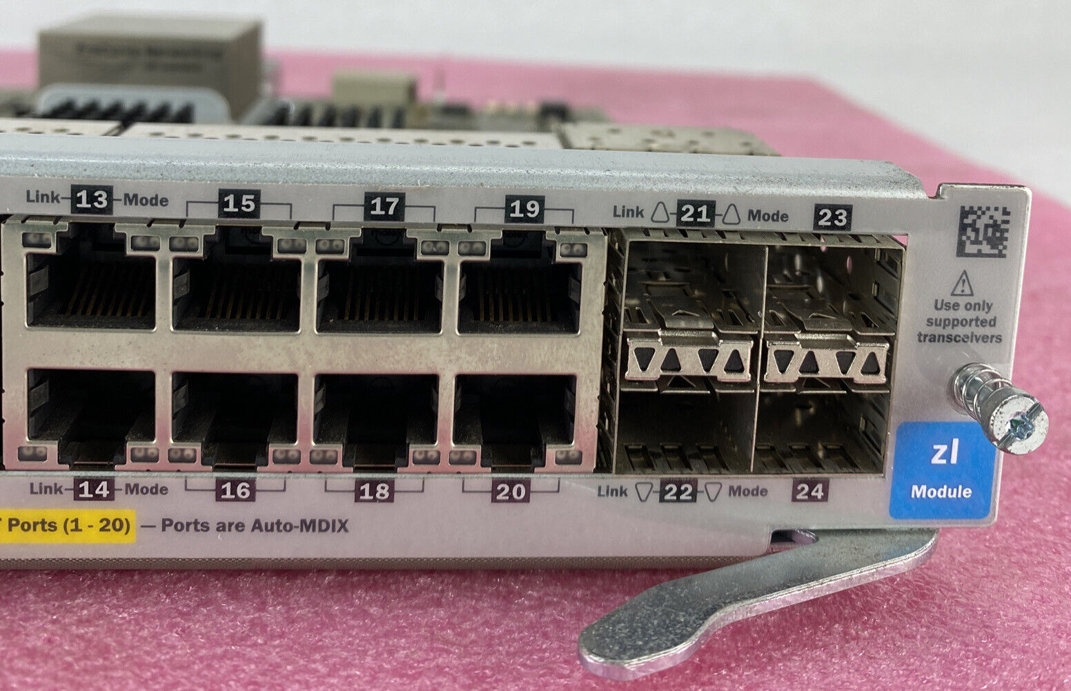 HP ProCurve Gig-T SFP E5406 zl Switch Module J9535A 5064-2001 A-5037-D3 NO POWER