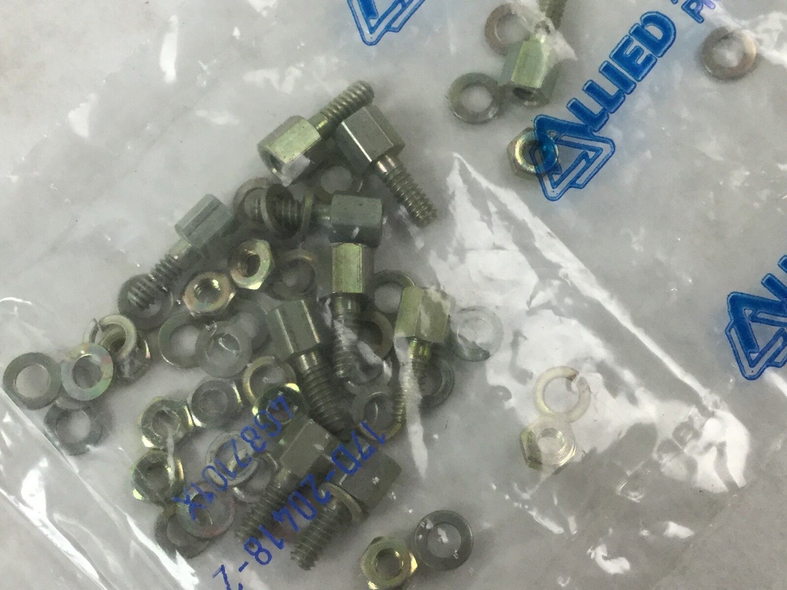 ALLIED Amphenol (4G82101X) D-Sub Accessory Screwlock Nut/Washer (10 in bag) NEW