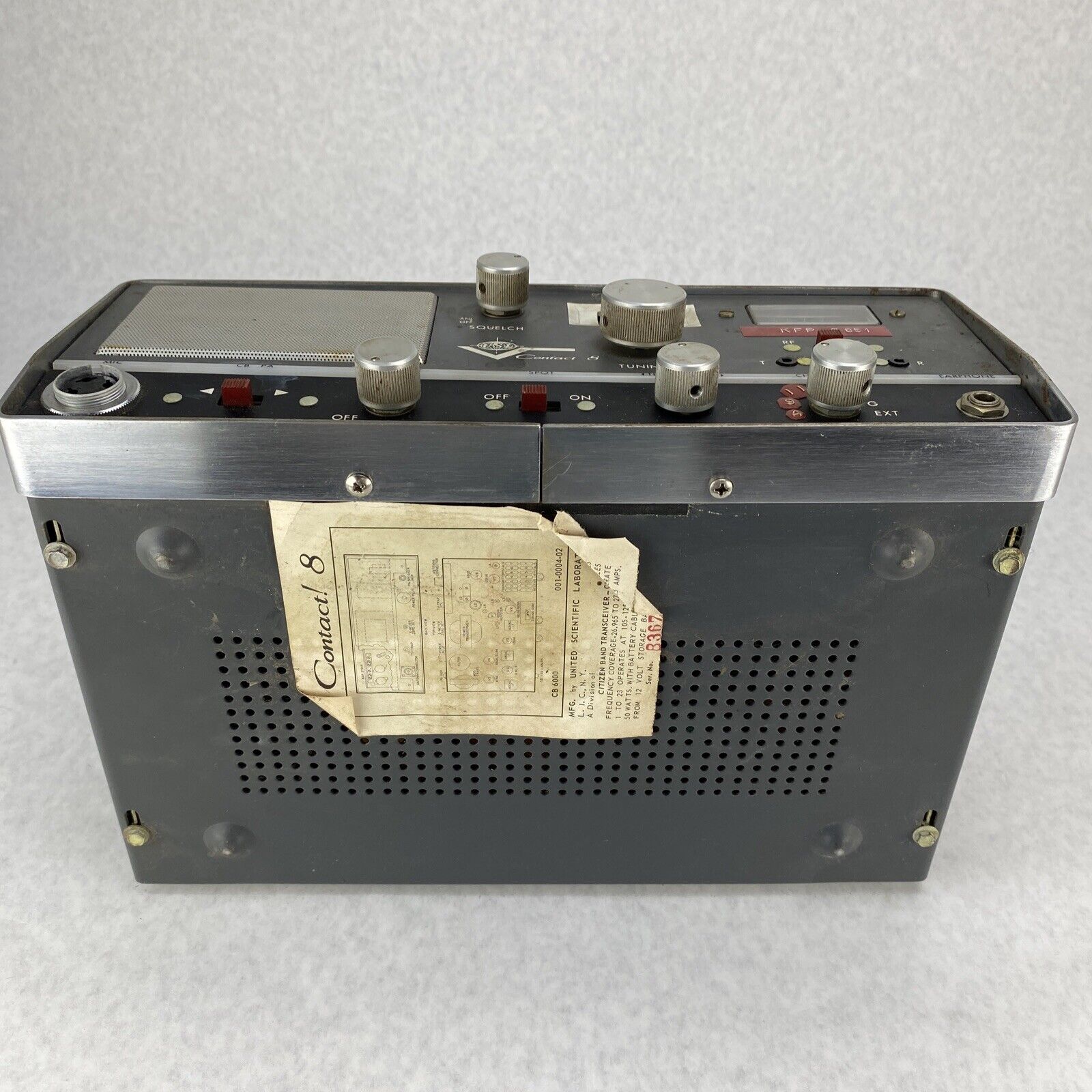 USL Contact 8  23-Channel CB Transceiver Radio Vintage