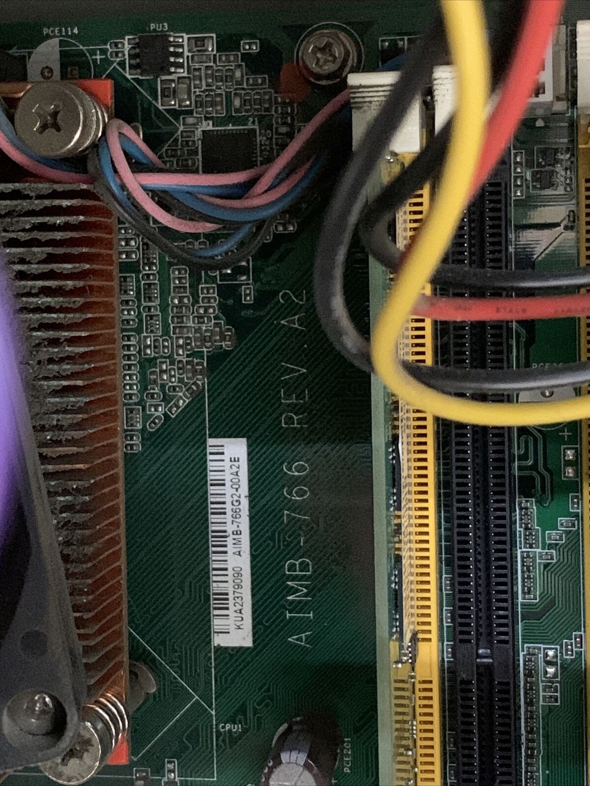 Advantech AIMB 766 Motherboard Intel Core 2 Duo E74000 2.8GHz 4GB RAM No HDD/OS
